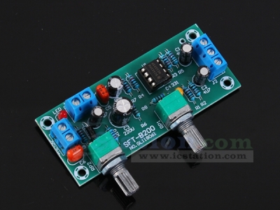 SFT-B200 DC 12V Single Power Supply Heavy Subwoofer Preamp Board HIFI Low Pass Filter Pre-circuit Module