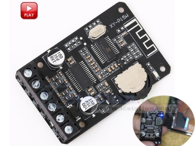 XY-P15W Stereo Bluetooth-compatible Power Amplifier Board 10W 15W 20W 12V 24V Receiver Module