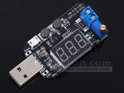 DC-DC 3W Adjustable USB Step Up Down Power Supply Module Buck Boost Voltage Converter