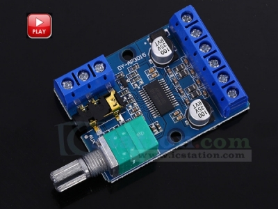 High-Power Stereo Digital Power Amplifier Board 12V 24V 30W+30W