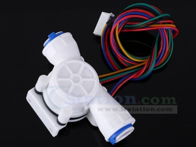 DC 5V-24V 3/8" Water Flow Sensor Hall Sensor G3/8 TDS Multi-Function Flowmeter 0.35MPa