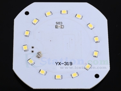 Microwave Radar Sensor Module 9W White LED Lamp Intelligent Control for Aisle Corridor
