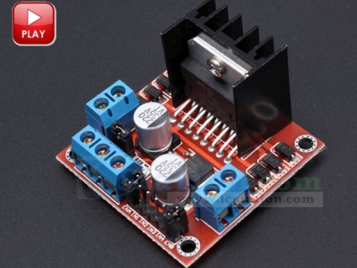 L298N Motor Drive Controller Board Module Dual H Bridge DC Stepper for Arduino