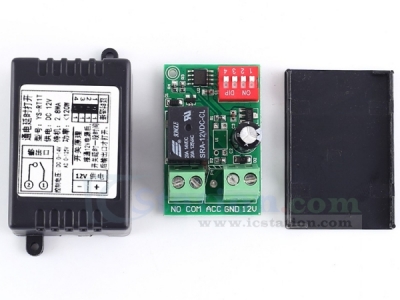 Power-ON Delay Relay Switch Module DC 12V 60s Programmable Delay Controller