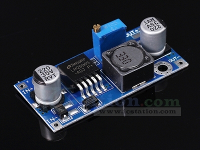 DC-DC Buck Converter Step Down Module LM2596 3.2V-35V to 1.25V-35V Low Ripple Power Supply