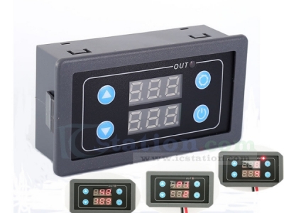 AC 85V-265V Cycle Timer Delay Module Dual Display 110V 220V 10A 2000W 999ms 999h Power-on Delay Timer