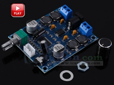 DC 12V 24V TPA3118D2 Voice Audio Amplifier Module Stereo 45W+45W Digital Power Amplifier Board XH-M312