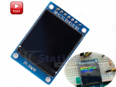 1.3 inch SPI 240x240 RGB TFT LCD Display Module ST7789 Driver 240*240 3.3V