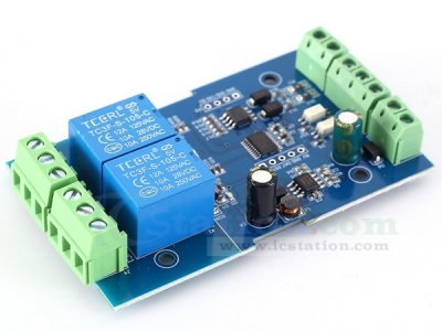 Dual Modbus Relay Module 2Bit Modbus-RTU Switch Signal Input Output RS485 TTL Controller