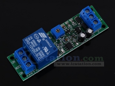 DC 12V 10minute Delay Relay Module 10A Switch Controller Adjustable Trigger Delay Circuit Board