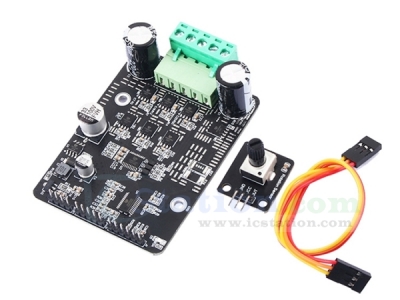 1600W Brushless DC Motor Driver Three-phase DC Hallless Motor Controller