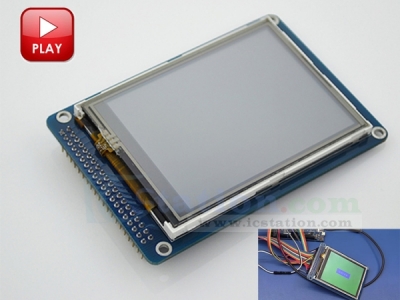 3.2 Inch Color TFT LCD Display Module Touch Screen Module with SD Card Slot for Arduino Project