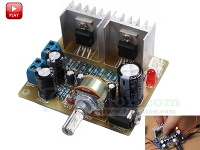 ICStation TDA2030A DIY Kit 2.0 15W+15W Dual Channel Audio Amplifier Board Power Amplifier DIY Module