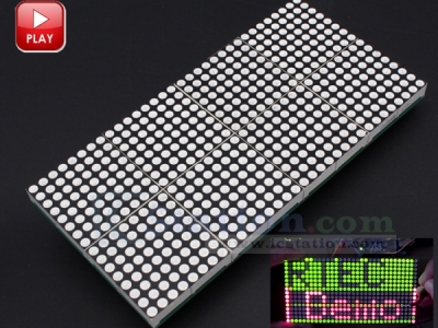 16x32 Dot Matrix Control Display Module DIY Kit Dual-Color Red Green LED Display Kits