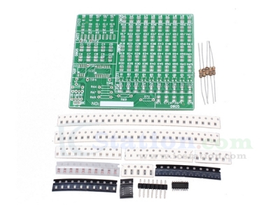 DIY Kit 1.5mm SMT Component Soldering Practice Board