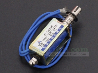 JF-0530B DC12V 300mA 5N/10mm Pull-Push-Type Solenoid Electromagnet