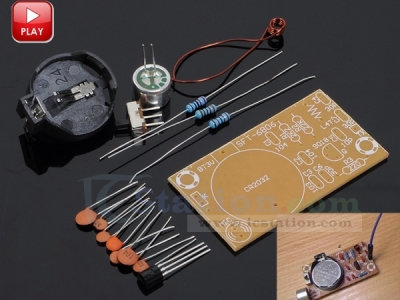 DIY FM Wireless Microphone Kits 88MHz-108MHz FM Transmitter Electronic DIY Soldering Kits