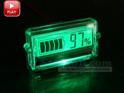 12V Lead Acid Battery Capacity Indicator LCD Digital Display Lithium Battery Meter