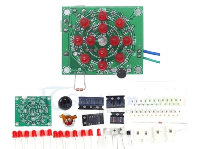 DIY Kit Analog Electronic Candle Lights Happy Birthday Thermal Sensor MIC Sound Control Simulation Candle