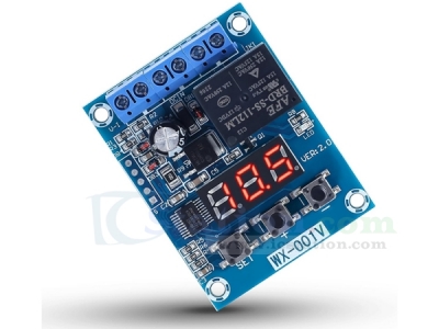 Battery Voltage Monitor, DC 12V Low Voltage Disconnect Switch Over Charge Discharge Controller Protection Board for DC 0-99.9V Lead Acid Lithium Battery