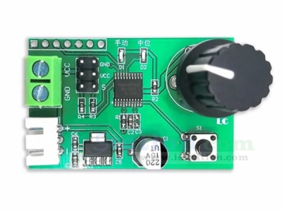 Servo Motor Tester, DC5V Servo Motor Control Module Driver Dual-channel Servo Motor Serial Port Control Board