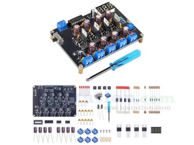 Soldering Practice Kit, LM2596 Universal 1.5V/3.3V/5V/12V Adjustable Voltage Output Power Supply DIY Kits for Electronic Soldering Practice Experiments and Testing