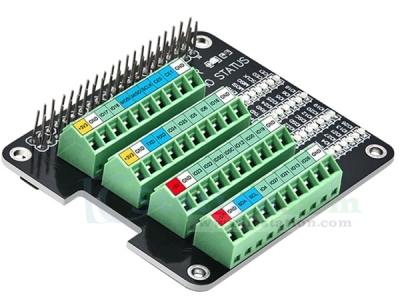 GPIO Shield for RPI 3B/3B+/4B/ZERO Terminal Interface Module