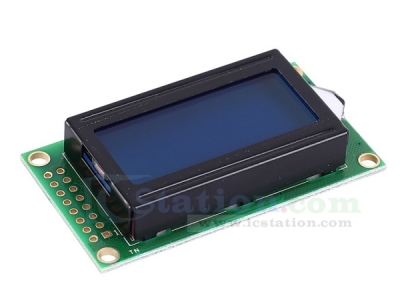 DC 3.3V LCD0802 LCD Display Module White Character Blue Background Dot Matrix 08x02 Screen SPLC780C Driver