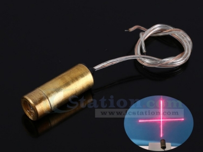 650nm 5mW 3V Laser Red Cross Symbol Module Red Laser Diode Laser Pointer Horizontal Positioning Light