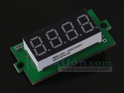 Red Digital Thermometer Display Screen Module Temperature Meter for DS18B20 Temperature Sensor -55℃~125℃