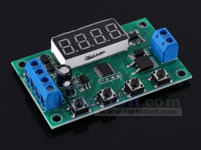 DC 5V 12V 24V Trigger Counter Module MOS Delay Circuit Switch Timer 32-Function