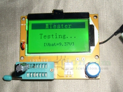 LCR-T4 Transistor Tester ESR Resistor Detector Capacitor Instrument Multifunction Detector W/ Acrylic Shell 12864 LCD Display