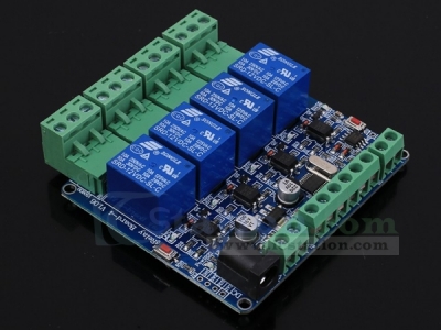 RS485 Modbus-RTU 12V 4Bit Relay Module 4-Channel Switch Controller for Arduino