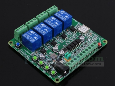 DC 12V 2.4G IoT Wireless Transceiver 4Bit WIFI Intelligent Controller Switch 10A Relay Module 4-Channel APP Control