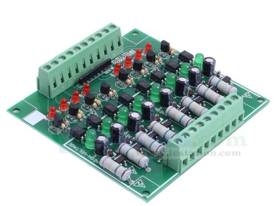 AC 110V 220V 8-Channel Optocoupler Isolation Module NPN Low Level Output AC Testing Module Power Monitor