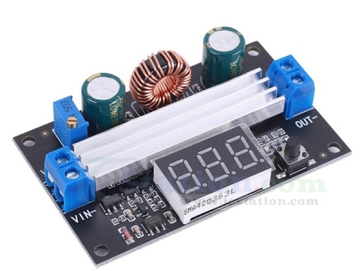 DC-DC Boost Power Supply Module DC 3V-35V to DC 3.5V-50V 6A 100W High Power Digital Display