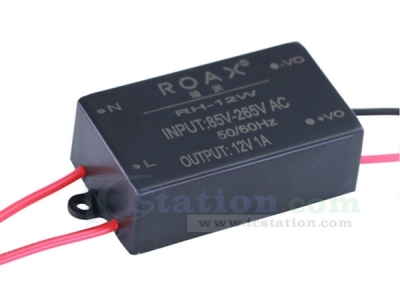 12V 1A Power Supply Module, AC 85V-265V to 12V 1A Isolated DC Switch Step-Down Module, 12W Adapter Voltage Converter
