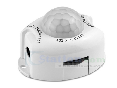 Infrared Human Body Sensor, LED Light Sensor Switch, DC 5V-24V Motion Detector Sensing Distance 1-3 Meters