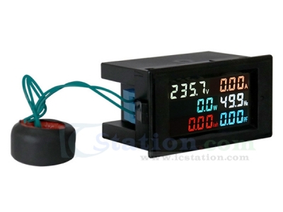 D69-2058 AC Digital Display Meter Multi-function Instrument Monitor Voltage Current Power Frequency Display Meter