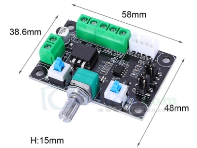 12V-24V Stepper Motor Driver Controller PWM Pulse Signal Generator Speed Control 