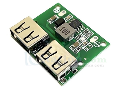 5PCS 2-Port USB DC-DC Step Down Charging Module 3A  Dual USB Output Regulated Charging Board