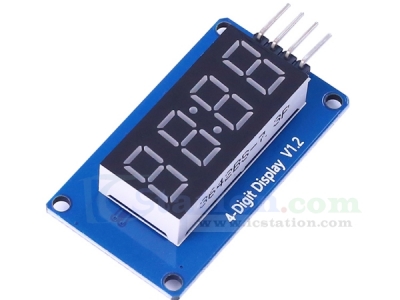 0.36 Inch 4-Digit LED Digital Tube Display Module DC 3.3V-5.5V 4Bits Adjustable Brightness LED Display Board