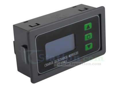 Lead-acid Battery Voltage Monitor Lithium Battery Charge/Discharge Controller Protection Board 6V-60V LCD Display 12V 18V 24V 36V 48V
