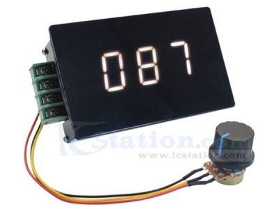 PWM Speed Controller 15KHz 0-100% 30A DC Motor Pulse Width Governor 6V 12V 24V 36V 48V 60V