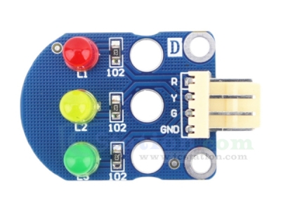 Red Green Yellow LED Simulate Traffic Light Module for MCU Control