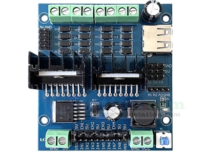 L298N Driver Module, 4-Channel Motor Driving Board, Intelligent Smart Car Motor Drive Board