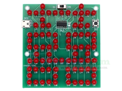 LED Red Double Happiness Light DIY Electronics Kit 84pcs LEDs Light Kits for Soldering Skill Learning and Practice