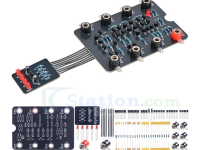 NE555 Timer Analog Circuit Soldering Practice Kit DIY Electronics Learning Project with Through-Hole Components  Educational Electronic Assembly Kit for Hobbiest Students