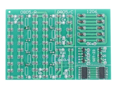 SMD LED Components Soldering Practice Board Soldering Skill Training Kit