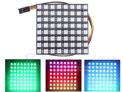 5V 64Bit RGB LED Light Board WS2812B 8*8 Dot Matrix Display Screen